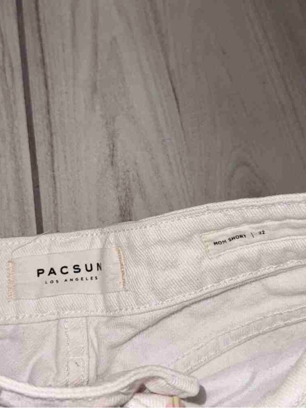 PacSun Light Pink Distressed Denim Shorts - Picture 5 of 5